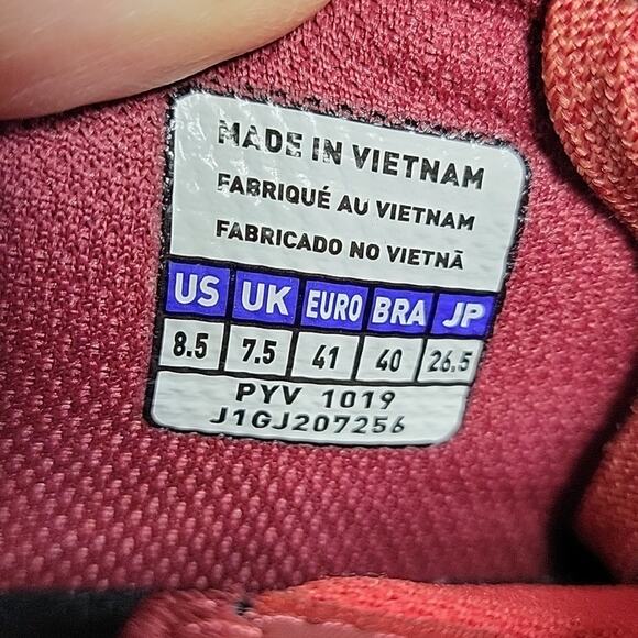 Mizuno Wave Trail Triple Red Running Shoes Mens Size 8.5 - Picture 11 of 11